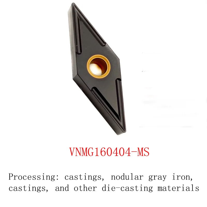 

YRFL 5PCS 35 ° CNC Insert VNMG 160404 08 Diamond Sharp Inserts For Stainless Steel