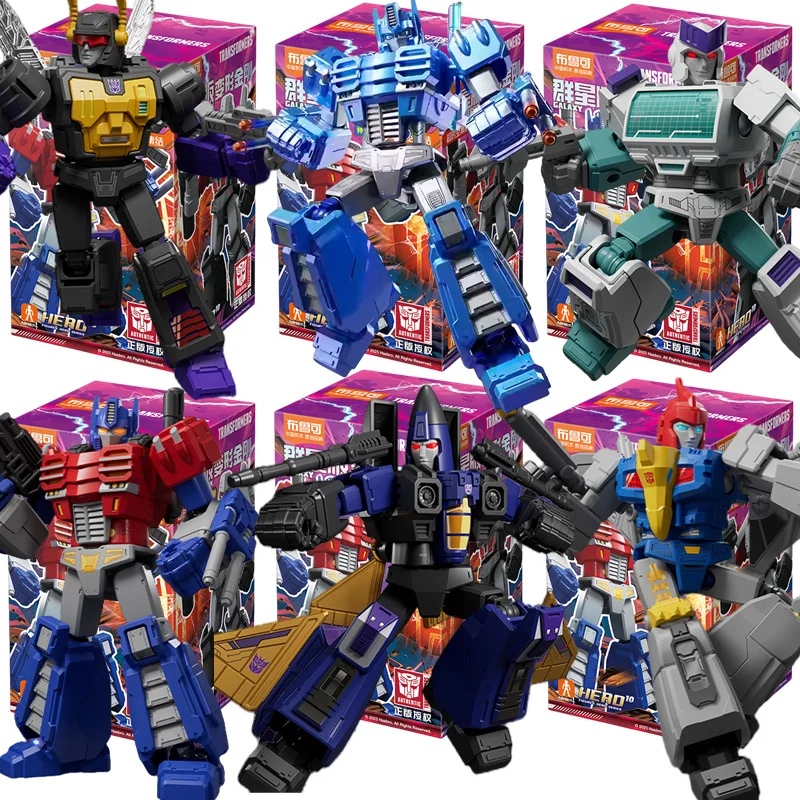 BLOKEES Original Transformation GALAXY 6 Dirge Sunstreaker KICKBACK Optimus Prime Megatron Building Blocks Action Figure Toys