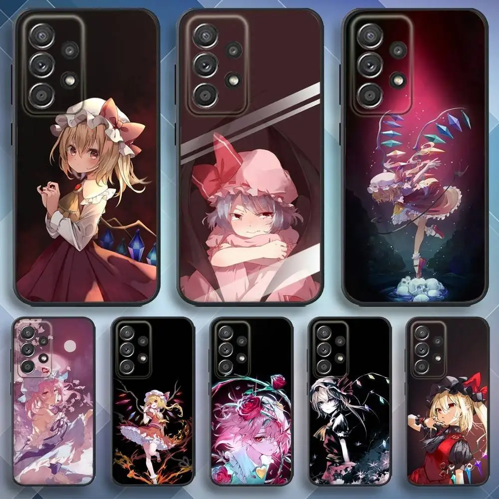 

T-TouHou Project Flandre Phone Case For Samsung S25,S24,S21,S22,S23,S30,Ultra,S20,Plus,Fe,Lite,Note,10,9,5G Black Cover