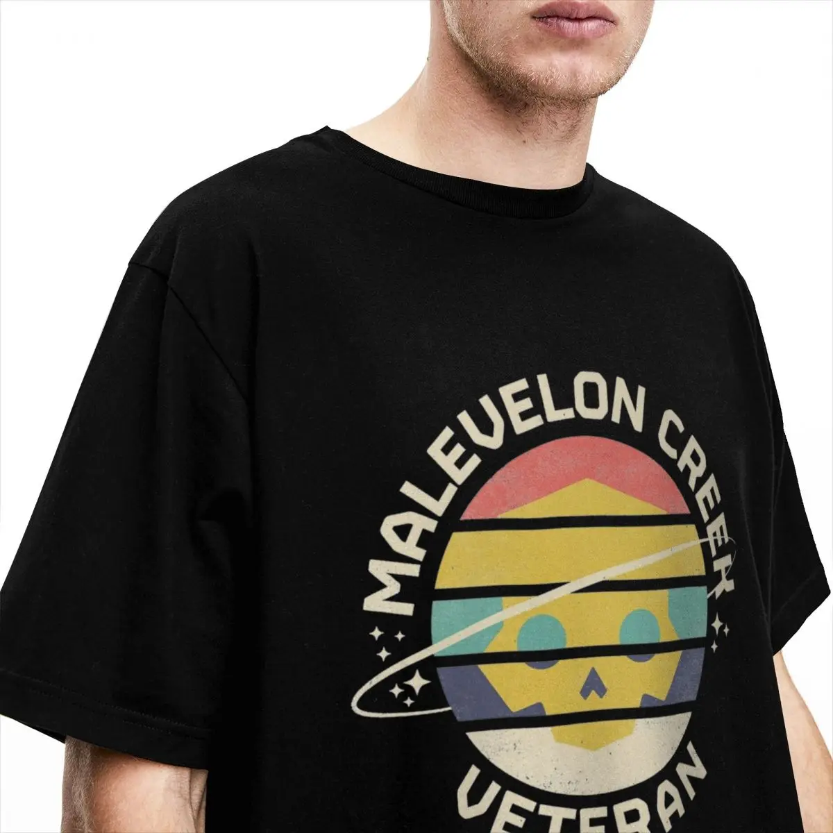 Vintage T Shirt Malevelon Creek Pure Cotton T Shirts Colors helldivers 2 Tee Shirt for Men Beach Y2K Retro Short Sleeve Top Tees