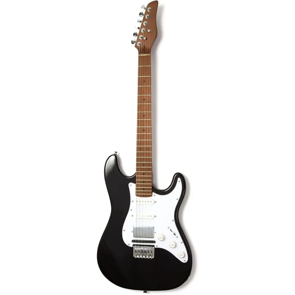 

Classic MIDI Guitar (Onyx Black), Alder Wood,Hex MIDI Pickup, H-S-S,Children's Day Gift ,Right, A Perfect Guitar for A Gift