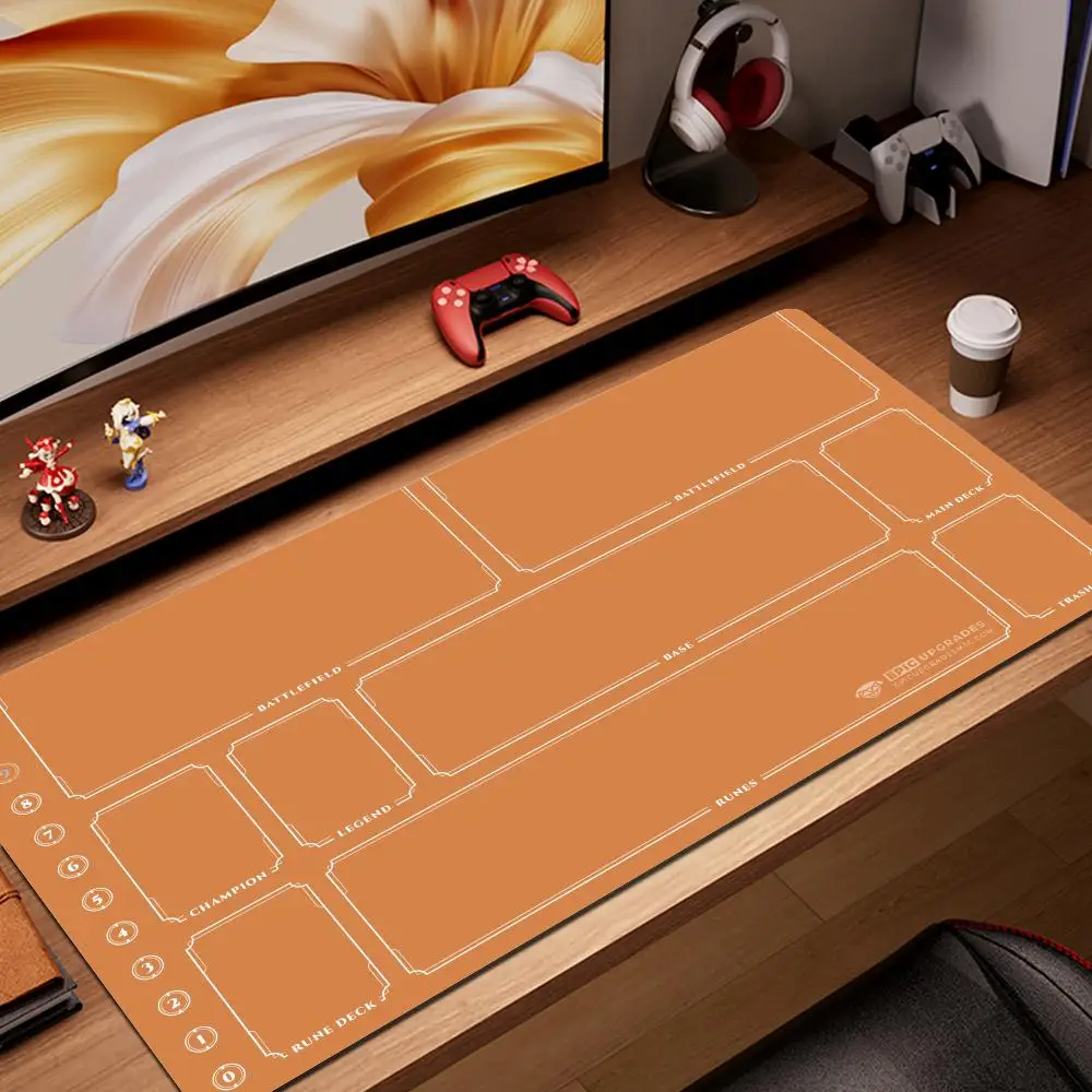 Tapete de Juego HD Riftbound con Zonas 24x14, Tapete de Juego con Temática de Fantasía, Tapete para Duelos, Tapete para Principiantes, Batallas de Cartas, Commander HYBXAXC, Tapete de Escritorio