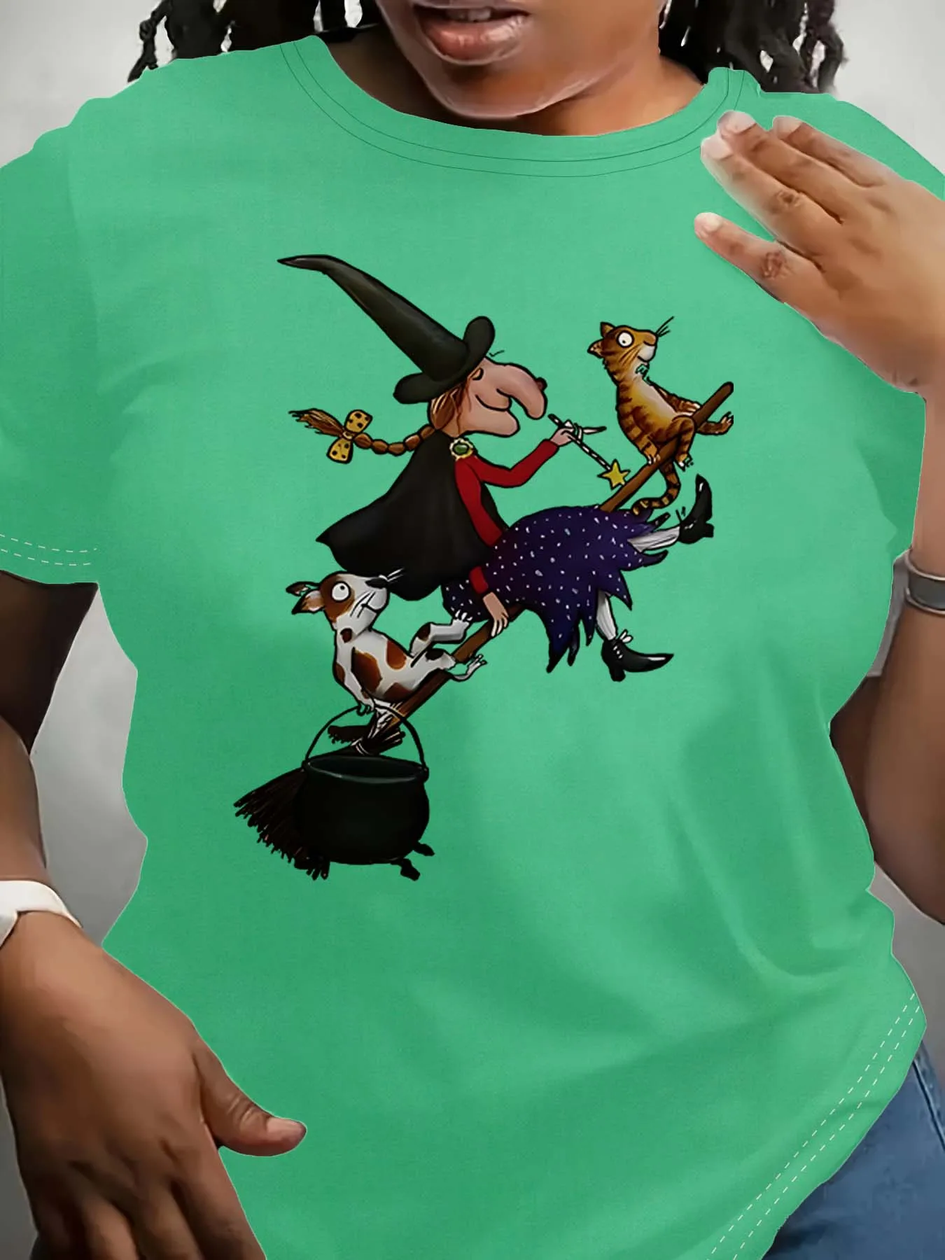 

Большой размер, метла для верховой езды ведьмы с тематическим модным нарядом для домашних животных