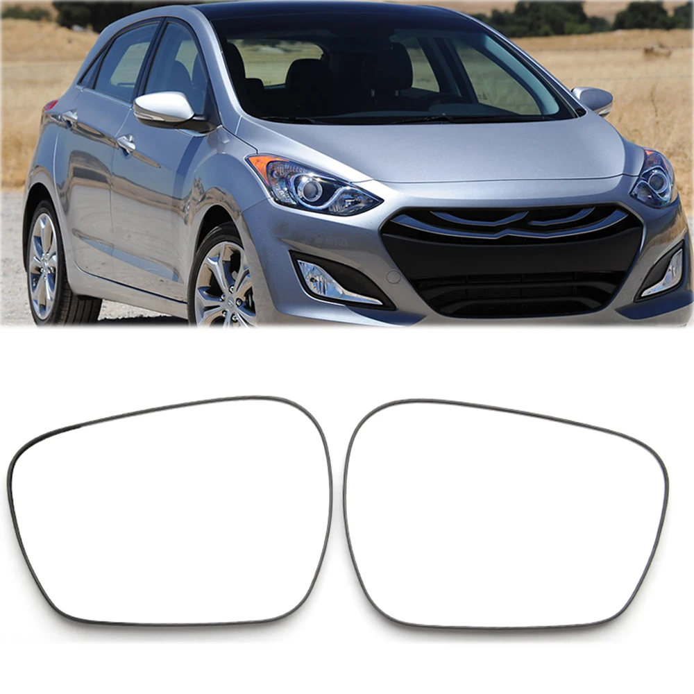 

Car Exterior Side Mirrors Reflective Lens Rearview Mirror Glass Lenses With Heatling For Hyundai Elantra 2011 2012 2013-2016