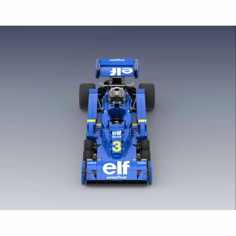 

MOC-229746 F1 Racing Car 4WD P34 1976 (with Stickers) 808 Pieces Building Block Toy Gift Decoration Birthday Gift Christmas Gift