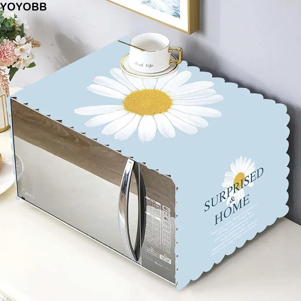 

Simple PVC Supplies Home Decoration Oven Fashion Oil Dust Cover Microwave Cover Refrigerator Hood Kitchen Accessories