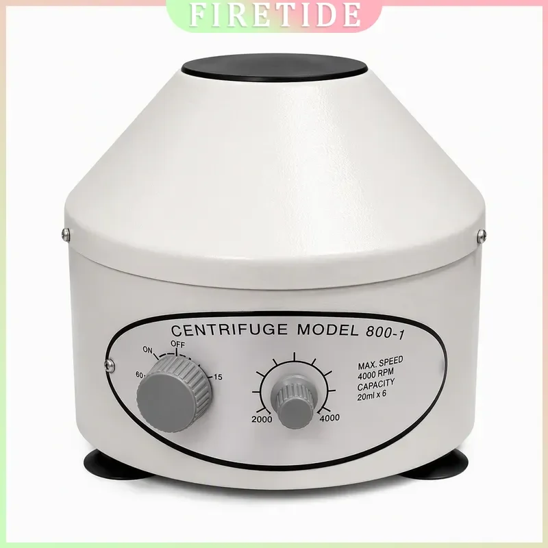 800 800-1 Lab Centrifuge 0-4000rpm 20ml×6 Benchtop Electric Machine for Blood Serum Clinical Use