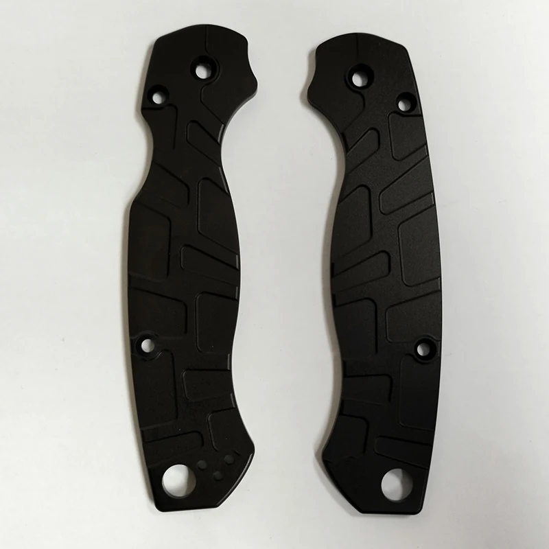 Custom Made Knife Aluminum Grip Handle Patches Scales For Genuine Spyderco C81 Paramilitary2 Para2 Knives DIY Make Accessories