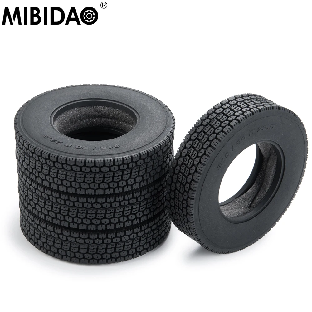 

Резиновые Колесные шины MIBIDAO, Ширина 22 мм, ширина 25 мм, шины для Tamiya 1/14, детали для модификации тягача, грузовика