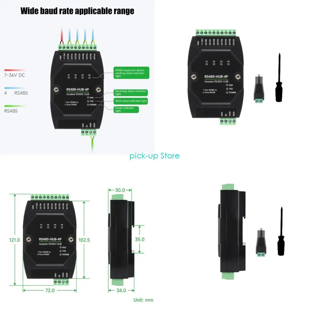 

Аугментер сети канала РС485 К5ВА 4 изолировал эхо для систем промышленной автоматизации