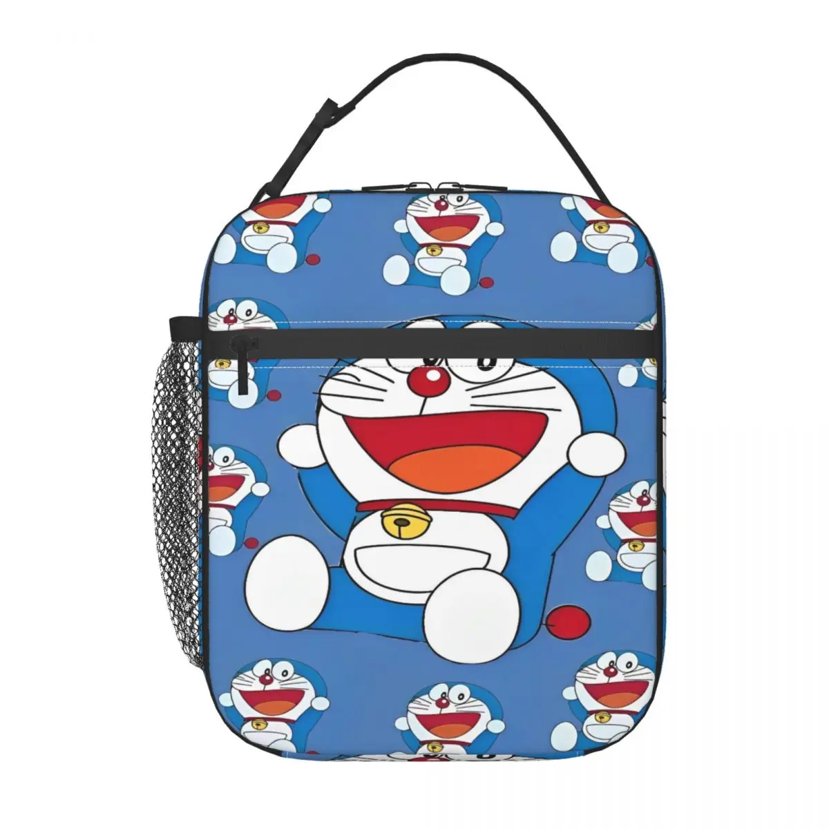 

Сумка для обеда Doraemon в стиле ретро, портативная термосумка-холодильник для женщин, для пикника на природе, из оксфордской ткани с графическим принтом, термосумка-тоут