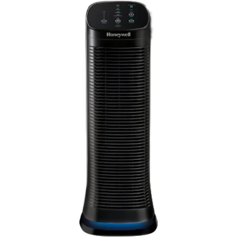 Honeywell HFD320 Air Genius 5 Air Purifier with Permanent Washable Filter Large Rooms (250 sq. ft.) Black