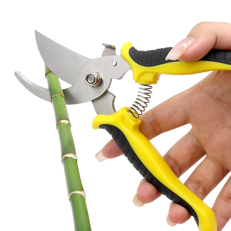 1PC Garden Beak Scissors Sharp Pruning Shears Tree Trimmers Secateurs Multifunctional Bypass Shears Gardening Hand Clippers