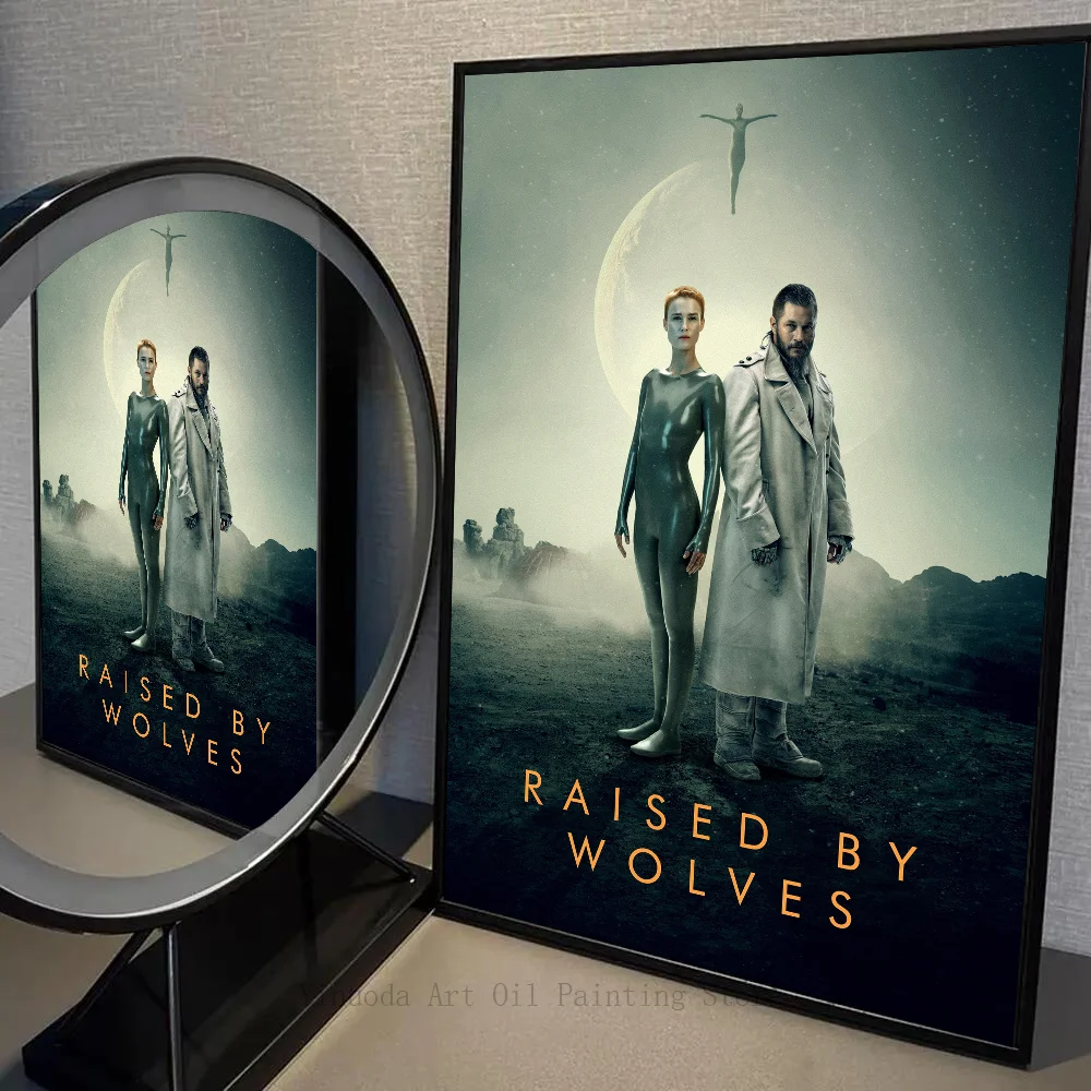 مسلسل تلفزيوني-ملصق فني ذاتي اللصق ، يرفعه الذئاب ، ملصق ورقي مقاوم للماء ، قهوة ، منزل ، بار ، غرفة ، ديكور جداري ، 1 *