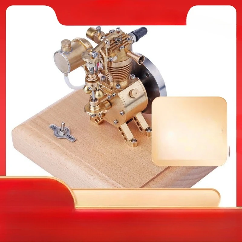 

M19 Mini Vertical Stroke Vertical Gas Engine Internal Combustion Engine Model with Flying Ball Speed Limiter