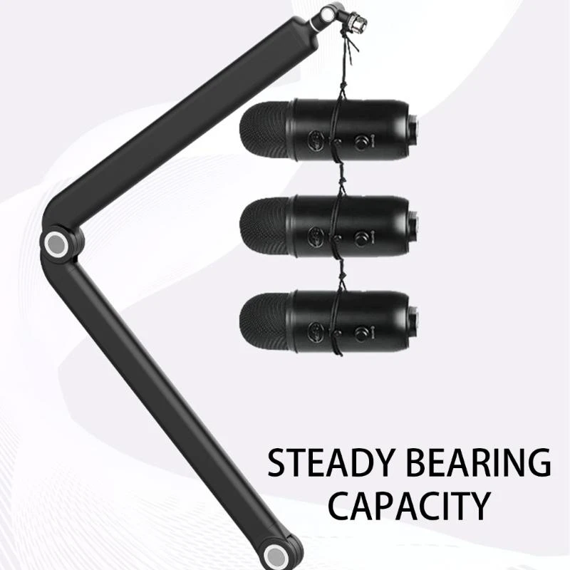 Braccio boom regolabile per il braccio del microfono da gioco con morsetto pesante a 360 gradi a sospensione rotante Mic vendita