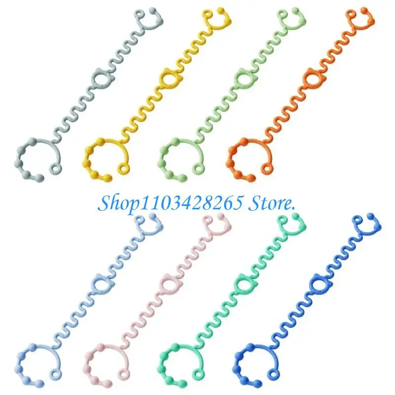 الطفل هوة حامل سيليكون اللهايات سلسلة الرضع التسنين لعبة حزام قابل للتعديل الصغار زجاجة كوب الحبل حزام G2TE