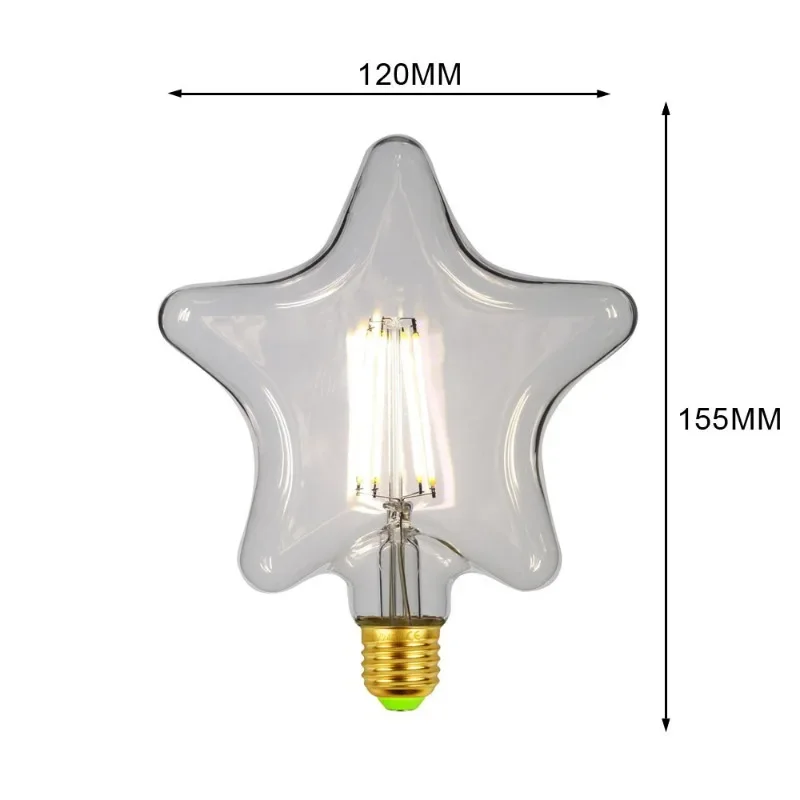 Edison ampoule lampe de Table lustre LED économie d'énergie créative 220V 4W E27 4000K lumière blanche ampoule décorative