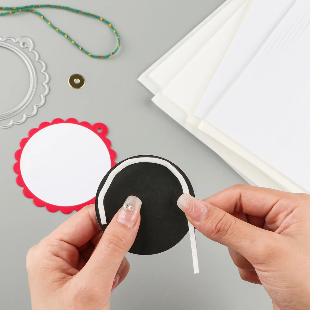 13.8cm* 3/5mm*3mm Double-sided Adhesive Foam Strips for DIY Scrapbook Shaker Cards Permanent Sticky Foam Tape Shaker Strips 2025
