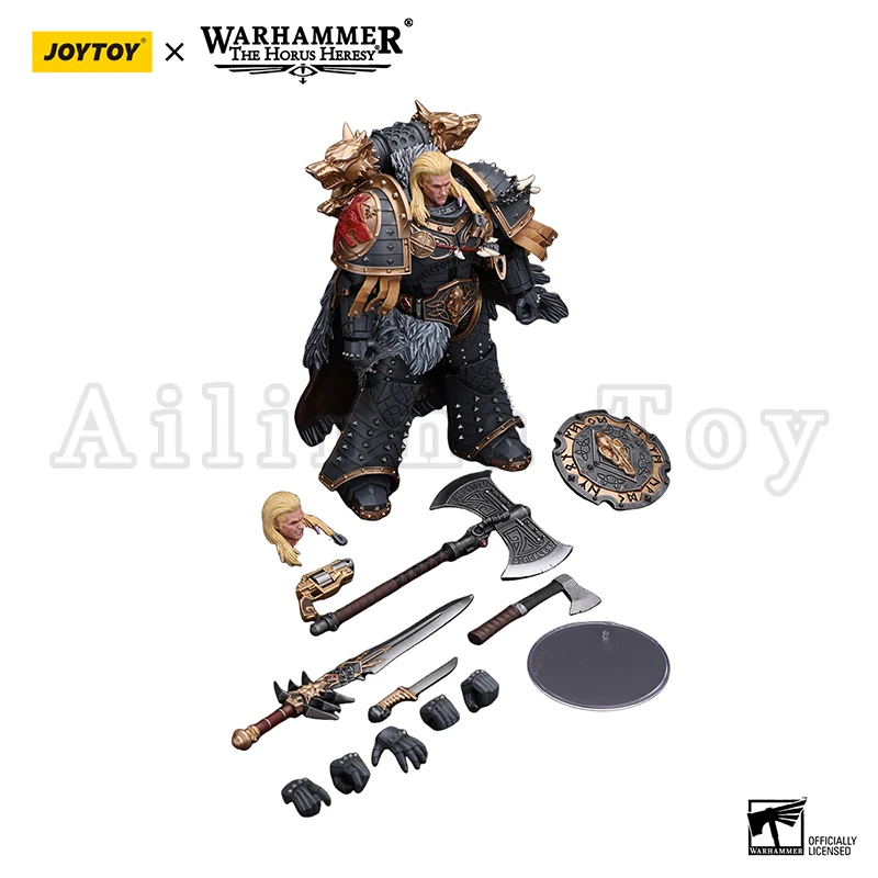 JOYTOY 1/18 Action Figure The Horus Heresy Space Wolves Leman Russ Primarch of the VIth Legion Anime Model Toy