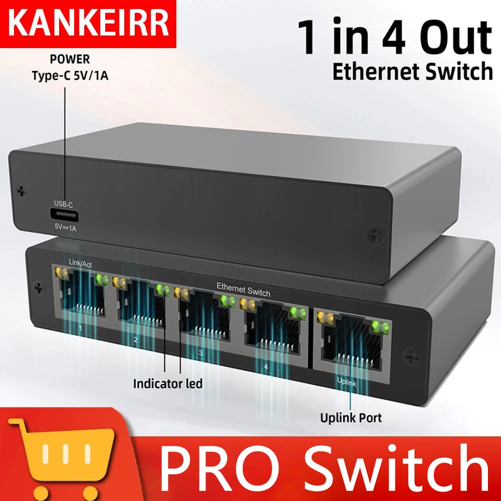 Best Pro Poe Ethernet Network Switch Gigabit Port Managed Internet Sfp Fast Enterprise Multi 4 Ports Splitter For Home Gaming