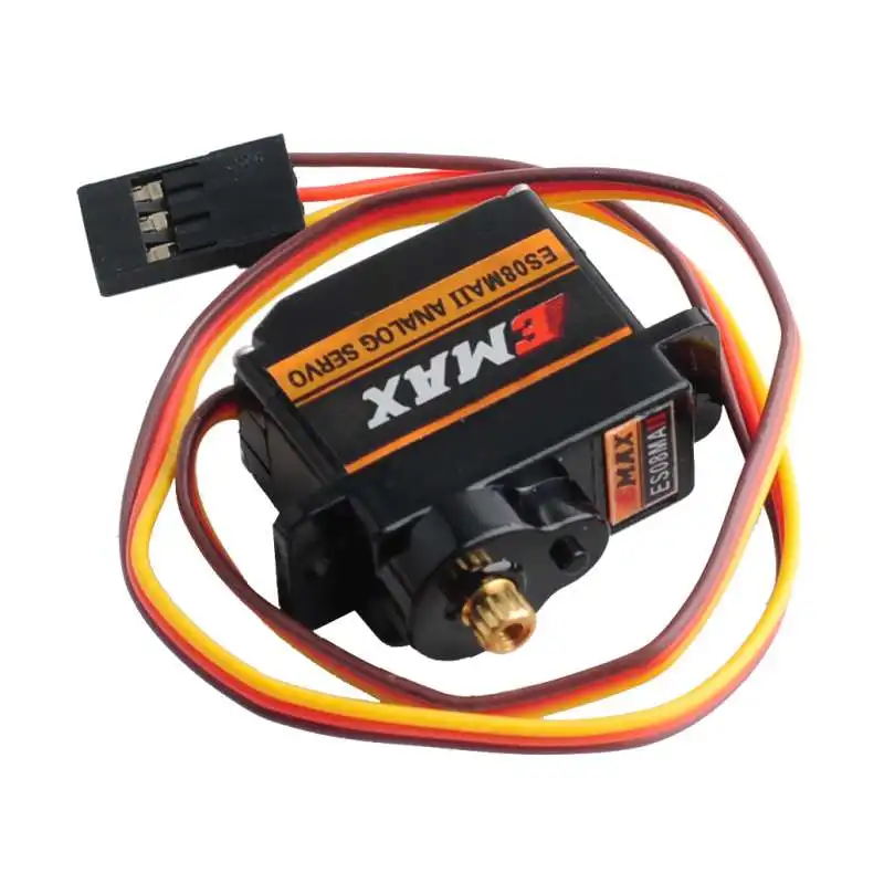 EMAX ES08MA II 12g 아날로그 서보 2KG 소형 서보 메탈 기어 RC 비행기 고정익 드론 레이싱 모델 1/2/4개