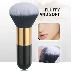 1Pc pennello per trucco grande viso guancia contorno fard fondotinta per naso potere sciolto pennelli per trucco cosmetico strumento pennello per fard in polvere