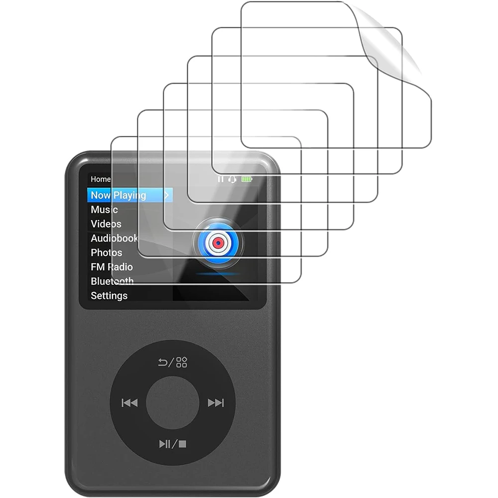 Film de protection souple et transparent en PET, 2 à 6 pièces, pour lecteur MP3 Portable INNIOASIS Y1 128 go