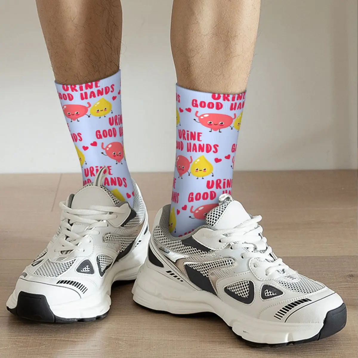 Urin gute Hände Socken Harajuku super weiche Strümpfe die ganze Saison lange Socken Zubehör für Männer Frau Geschenke