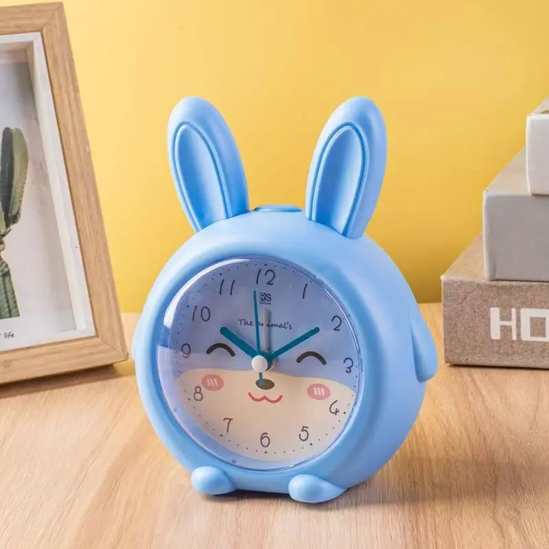 Student Small Alarm Clock Lazy Wake Up Music Multi-functional Animal Clock Bedroom Mute Fashion Cute Clock