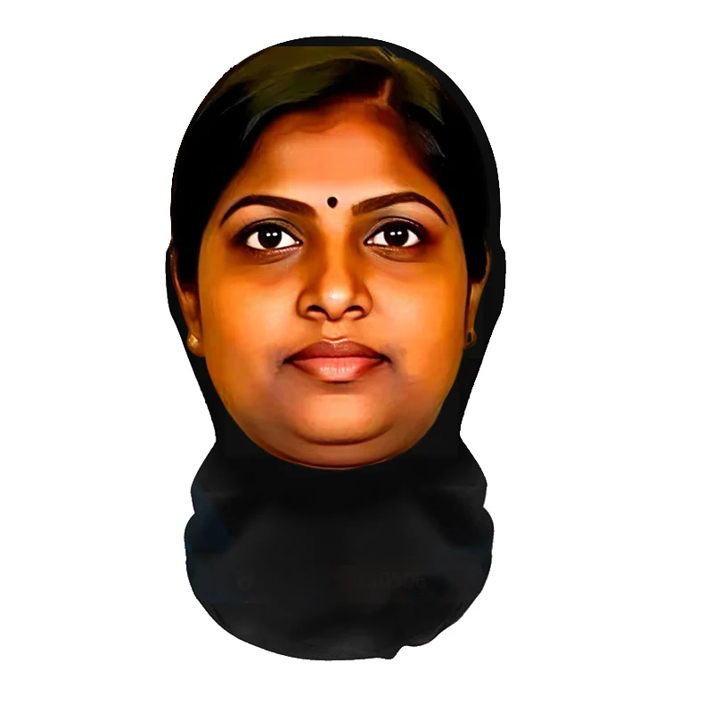 Indian-style 3D Party Realistic Mask Headgear, Abstract and Funny Cosplay Mask, Essential Equipment for Going Out for Cycling image 6