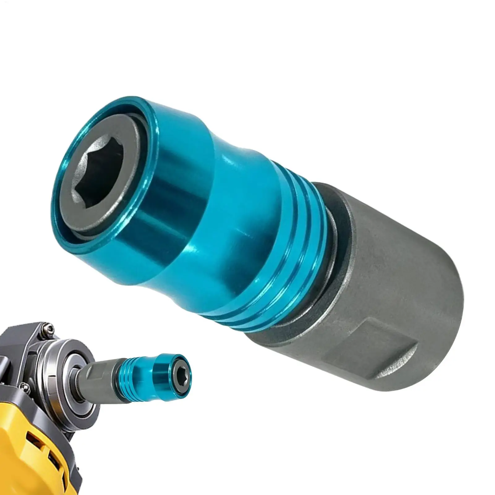 Drill Chuck Adapter M10 Quick Release Converter Electric Wrench Driver Bit Socket Change Tool Home Repair Hardware Accessory