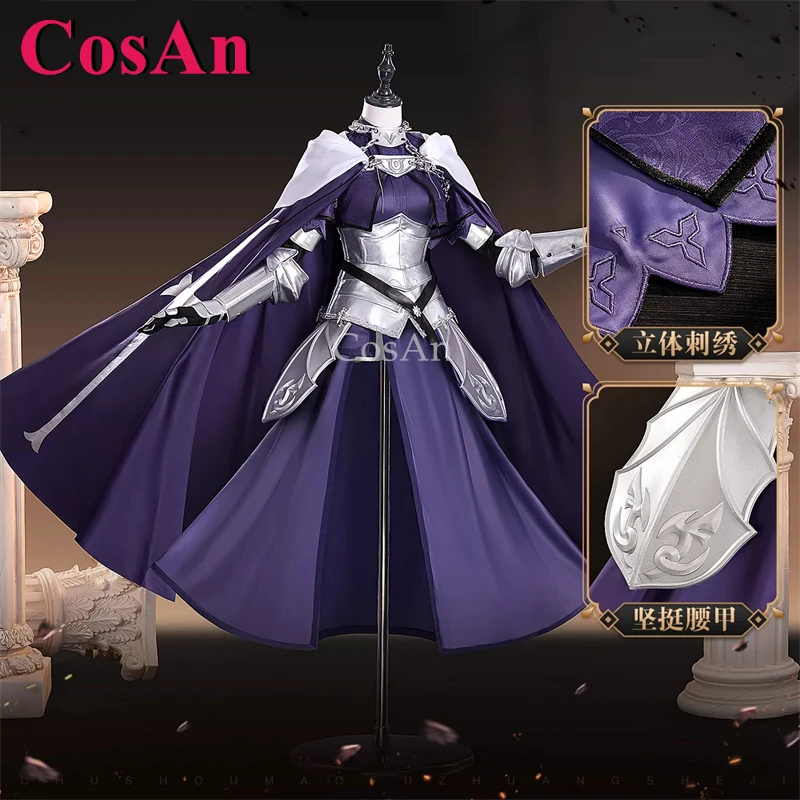 CosAn Game Fate/Grand Order Joan Of Arc Cosplay Costumes Gorgeous Battle Uniforms Women Activity Party Role Play Clothing S-XL
