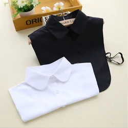 Solid Shirt Lace False Collar White & Black Blouse Vintage Detachable Collars Women Clothes Accessories Fashion New
