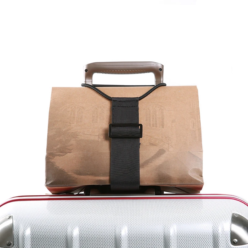 1PC Multi-color Elastic Adjustable Luggage Strap Carrier Strap Baggage Bungee Belt Suitcase Belt Travel Security Carry On Straps