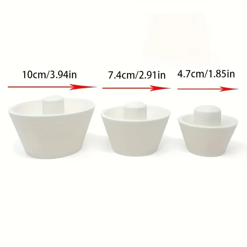3pcs Edgemaster Ceramic Pottery Tool Set - Durable Plastic Edge Sharpening Tools for Crafting, Teaching, and Pottery Making, Ide