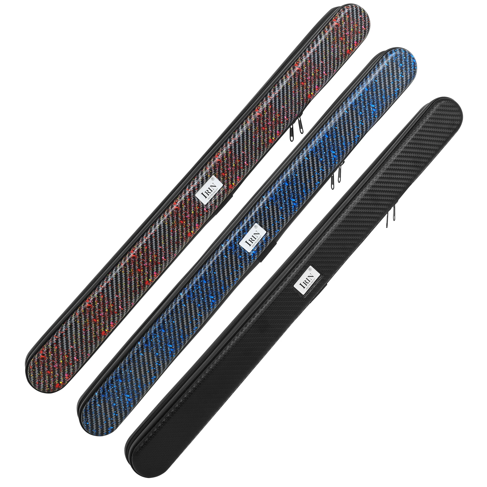 IRIN 4/4 Violin Bow Case – Carbon Fiber Composite, Hard Shell, Waterproof, Anti-Crush Violin Bow Case Double Zipper Sealed Case