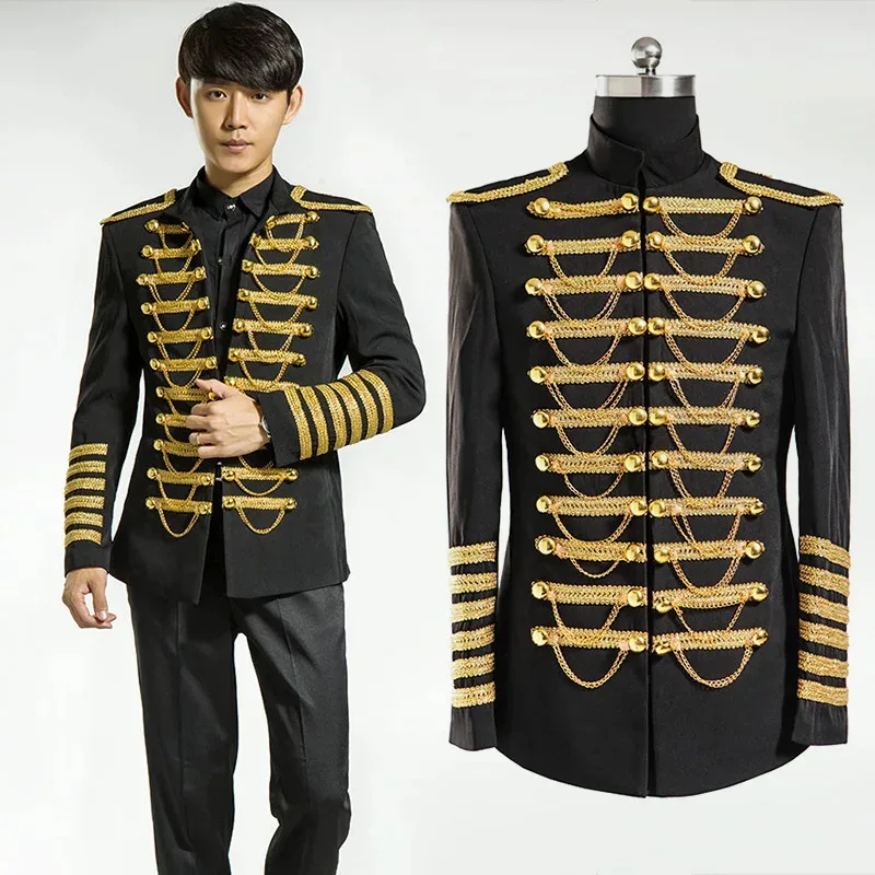 

Performance Costumes For Men, British Court Style Prince, Gentlemen's Annual Meeting, Hosting Stage Performances, Nightclub
