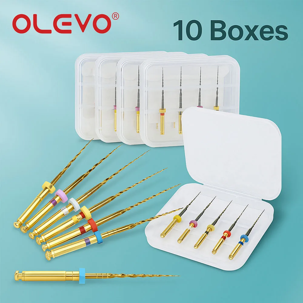 

60 Pcs/10 Boxes Dental SX-F3 Files Endodontic Root Canal Heat Activated Super Rotary File Engine Use Dentist Tools 21/25mm