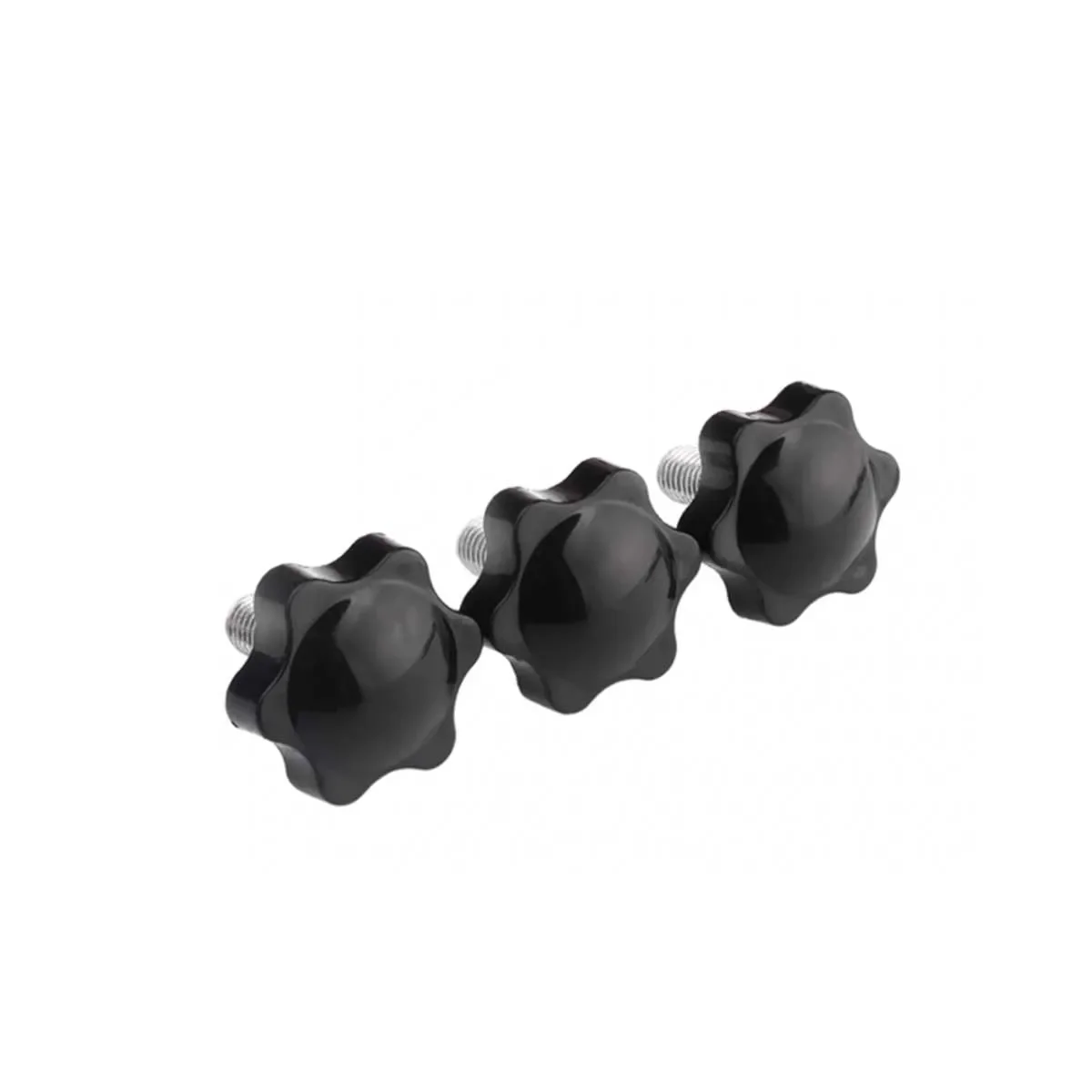 

32 # Hexagonal Plum Blossom Handle Hand Twisted Adjustable Bracket Knob Plastic Head Screw M5M6M8