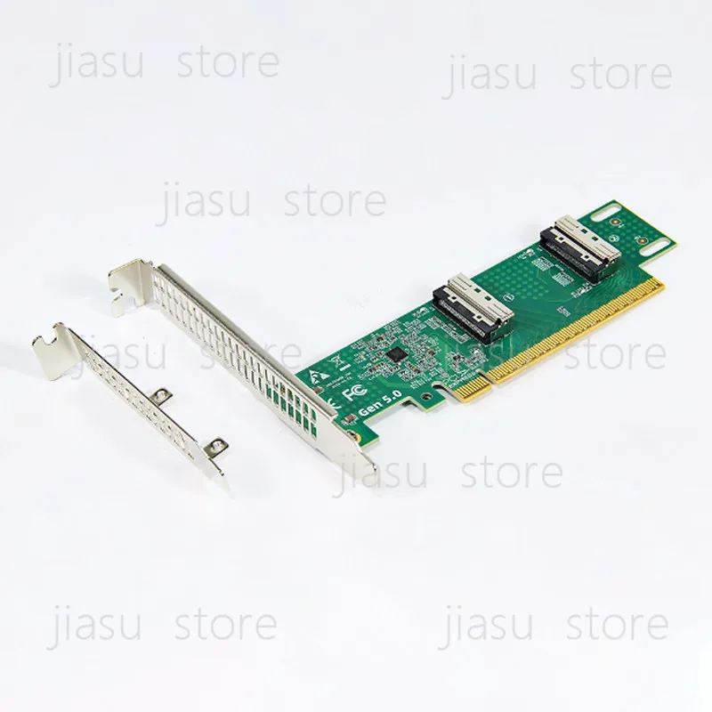 Independent external expansion adapter baseplate PCle 5.0 MCIO x16/x8 graphics card extension cable