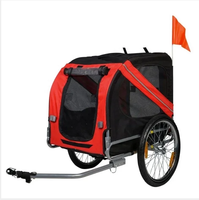 Double wheels bike pet cargo  trailer stroller for dogs