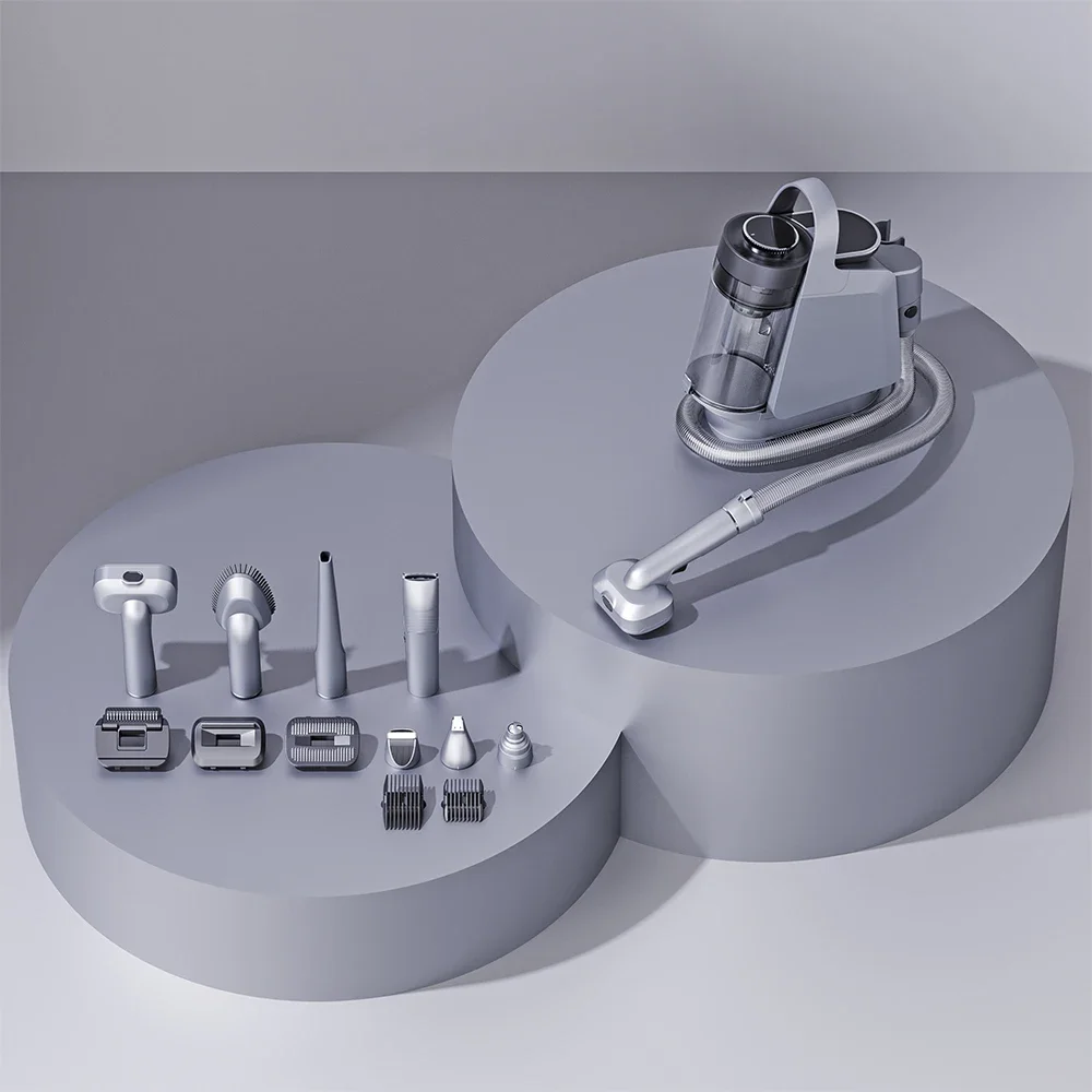 

z Design Wholesale 10 in 1 Kit Accessories Brushes Pet Grooming Kit Pet Vacuum Cleaner Suction Dog Hair