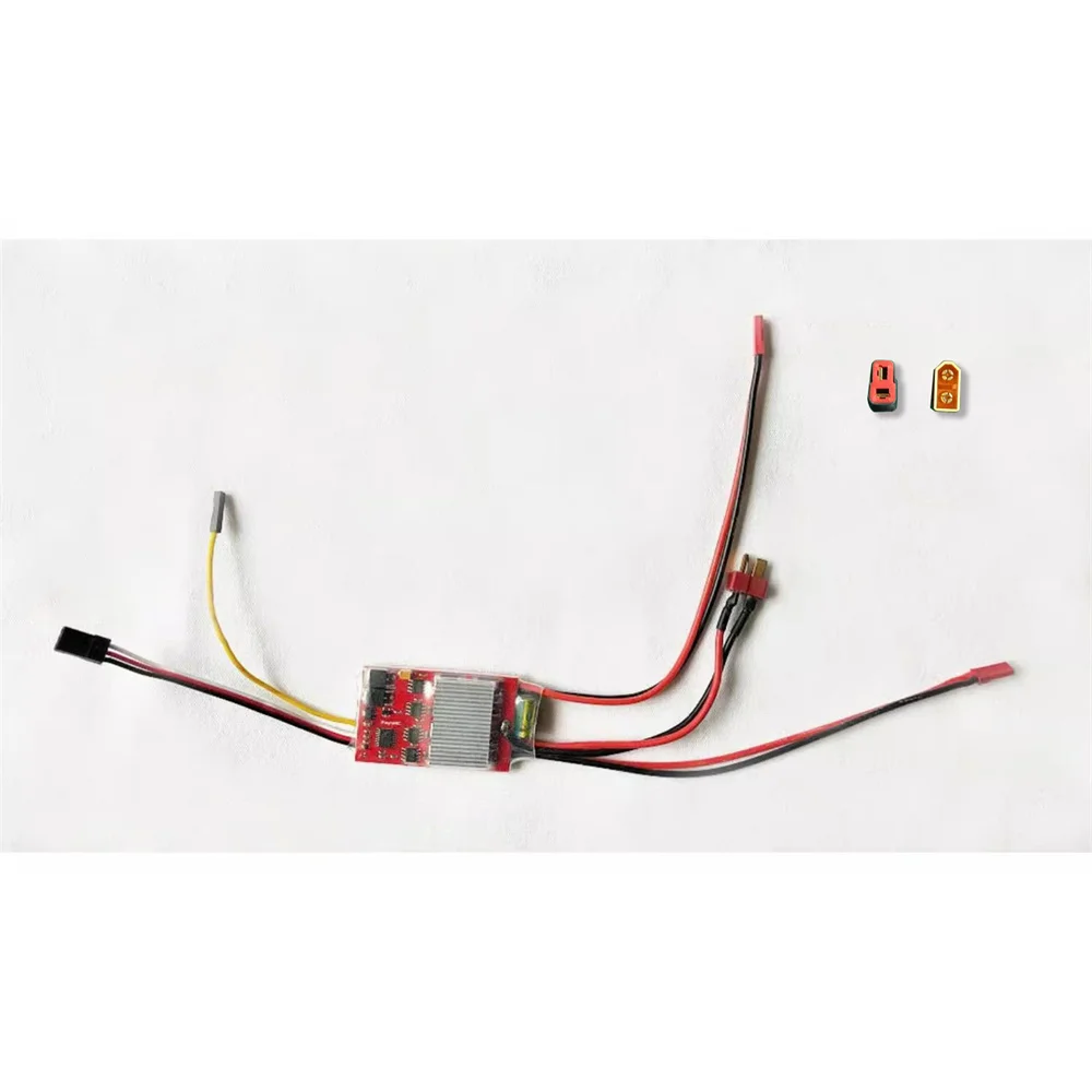 ESC/アイテム 1+T から XT60 バッテリーアダプター ミュート 双方向 双方向ブラシ付き ESC 25A x 2 混合コントロールセンター ブレーキ リニア設定可能