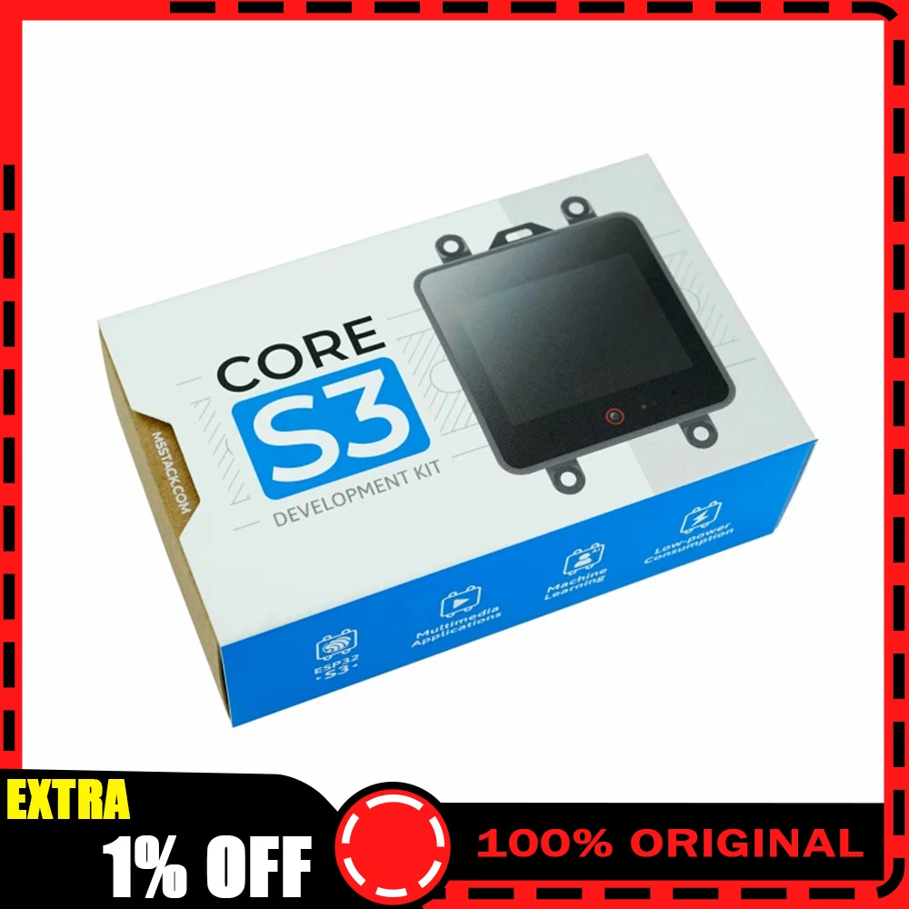 M5Stack CoreS3 ESP32S3 Mini Intelligent Control Host Multimedia Application AI Machine Learning Internet Things Development Kit