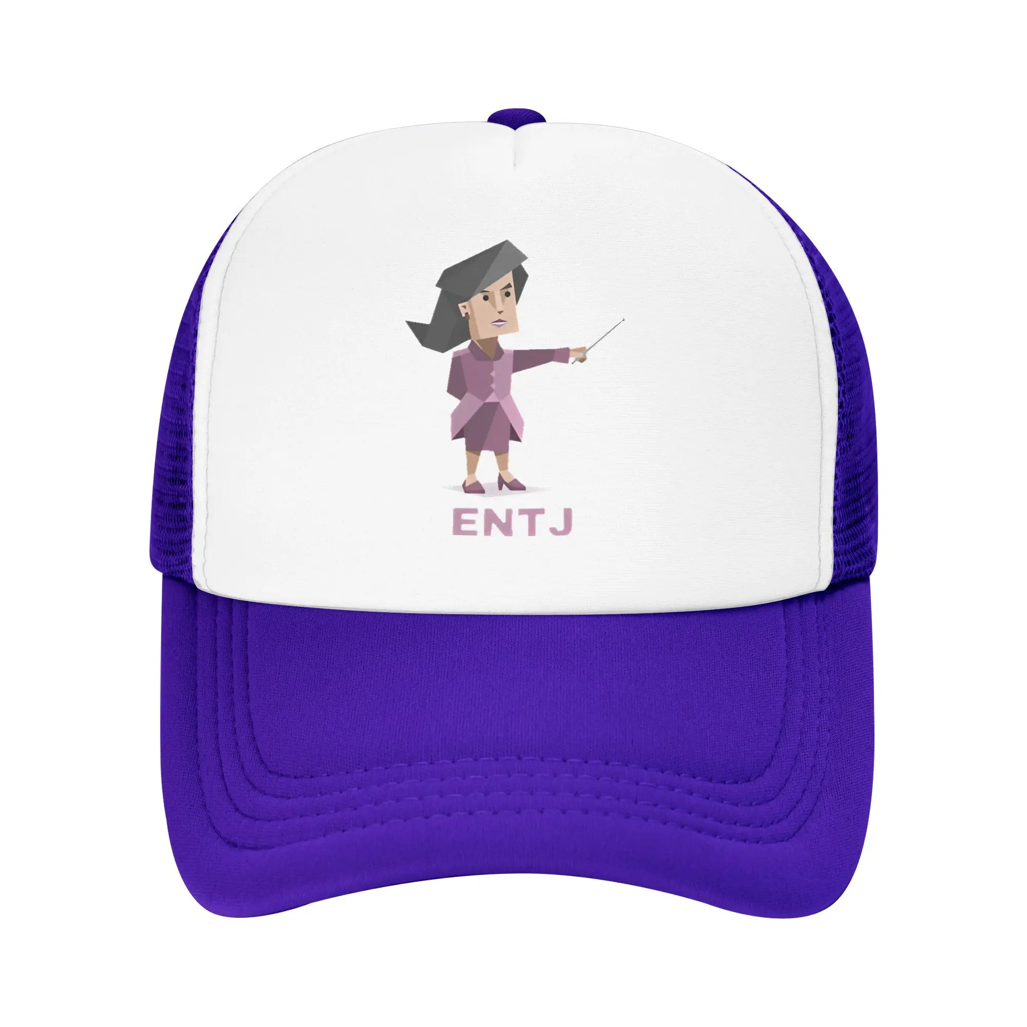 ENTJ mbti myers-briggs شخصية شبكة قبعة جولف قبعات Merch للجنسين قابل للتعديل قبعة بيسبول شبكة الظهر الصيف تنفس القبعات