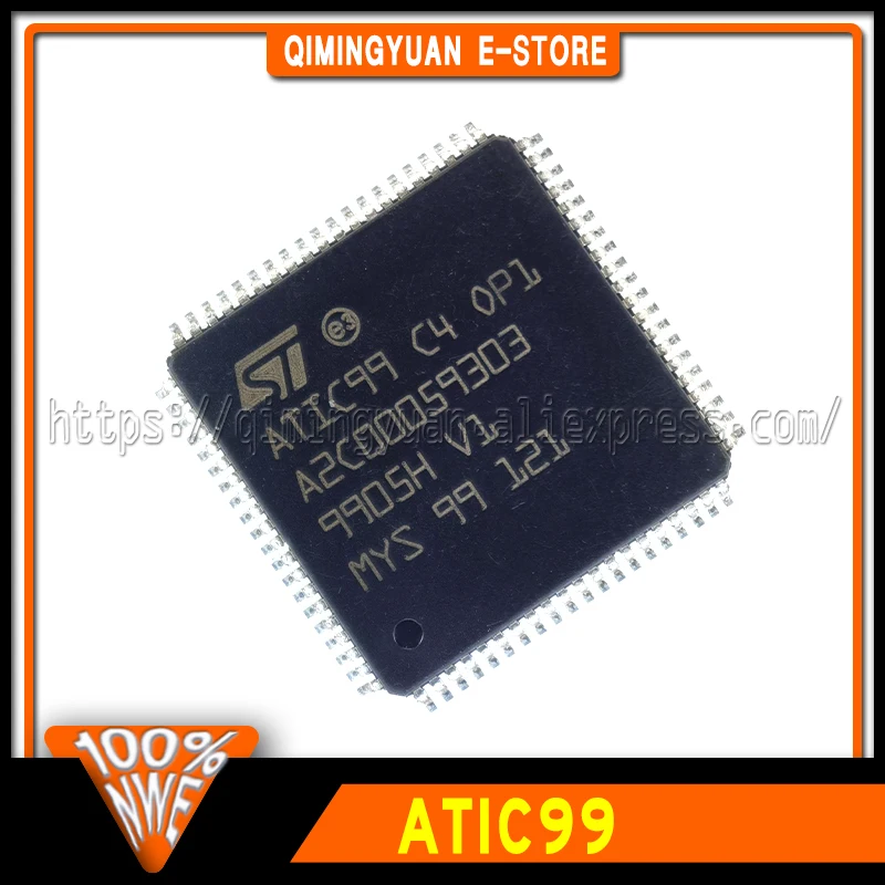 2~10PCS ATIC99 C4 OP1 A2C00059303 QFP80 Vulnerable chips in the automotive ECU (Electronic Control Unit) 100% New Spot stock