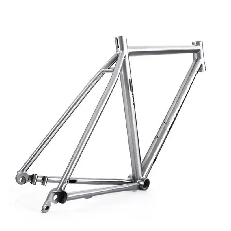 Custom Titanium Gravel Bike Frame, 700C Road Bike Parts, Flat Mount Disc Brake, 142*12 Thru Axle Handcraft