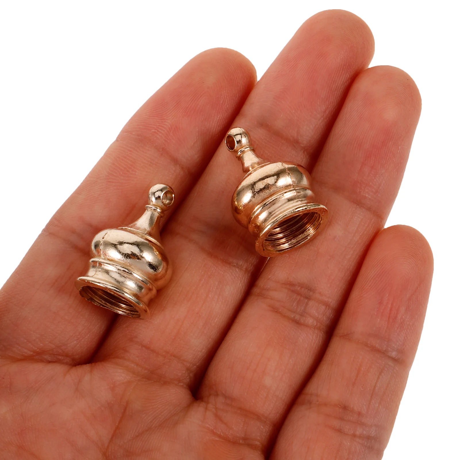 

10pcs Metal Decorative Cap Screw Table Light Finial Tops Lamp Shade Knob Vintage Diy Table Floor Lamp Parts M10