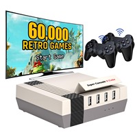 Kinhank Video Games Consoles Super Console X Cube Retro Game Console with 60,000+ Classic Games Compatible with PSP/PS1/DC,Etc